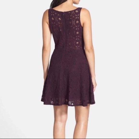 BB Dakota Renley Lace Fit & Flare Minidress - Picture 4 of 4